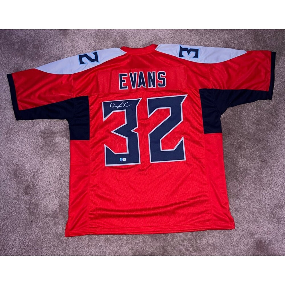 Tennessee Titans Darrynton Evans Autographed Jersey